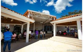 Inauguración del mirador y restaurante El Balcón en el volcán Masaya