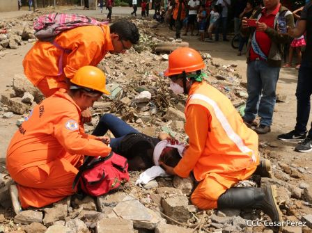 Ejercicio Nacional para Proteger la Vida en Situaciones Multiamenazas en Nicaragua