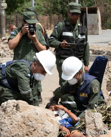 Ejercicio Nacional para Proteger la Vida en Situaciones Multiamenazas en Nicaragua