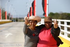 Inauguran puente El Paso de Panaloya