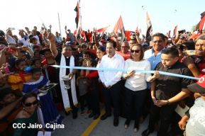 Inauguran puente El Paso de Panaloya