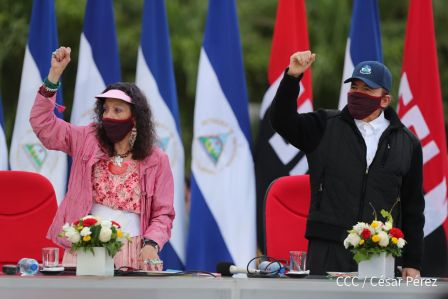 Acto central del 41 Aniversario del Triunfo de la Revolución Popular Sandinista