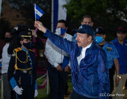 Así fue recibida en Nicaragua la Antorcha Centroamericana de la Libertad y la Paz
