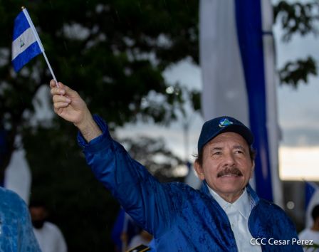 Así fue recibida en Nicaragua la Antorcha Centroamericana de la Libertad y la Paz