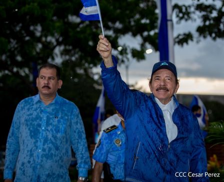 Así fue recibida en Nicaragua la Antorcha Centroamericana de la Libertad y la Paz