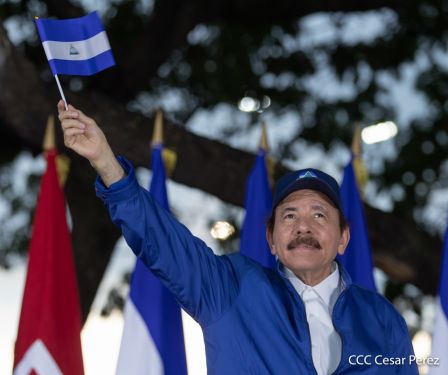 Así fue recibida en Nicaragua la Antorcha Centroamericana de la Libertad y la Paz