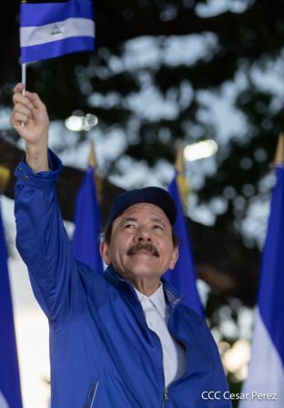 Así fue recibida en Nicaragua la Antorcha Centroamericana de la Libertad y la Paz