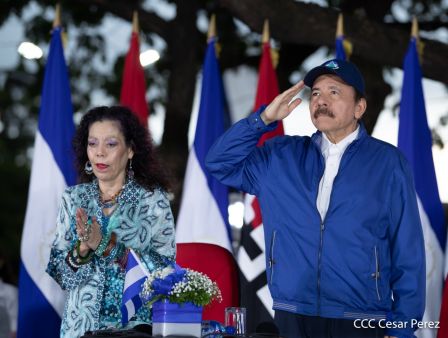 Así fue recibida en Nicaragua la Antorcha Centroamericana de la Libertad y la Paz