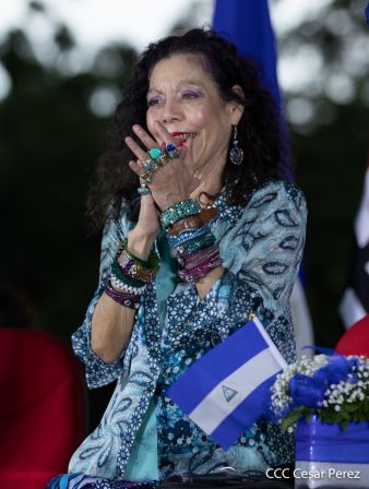 Así fue recibida en Nicaragua la Antorcha Centroamericana de la Libertad y la Paz