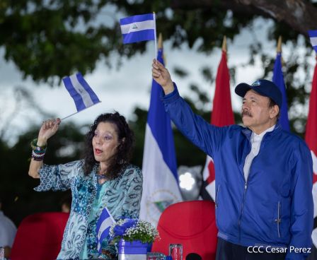 Así fue recibida en Nicaragua la Antorcha Centroamericana de la Libertad y la Paz