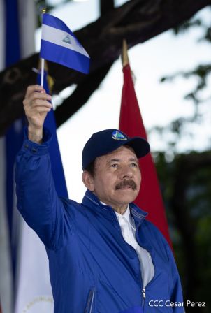 Así fue recibida en Nicaragua la Antorcha Centroamericana de la Libertad y la Paz