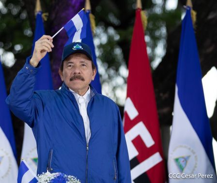 Así fue recibida en Nicaragua la Antorcha Centroamericana de la Libertad y la Paz