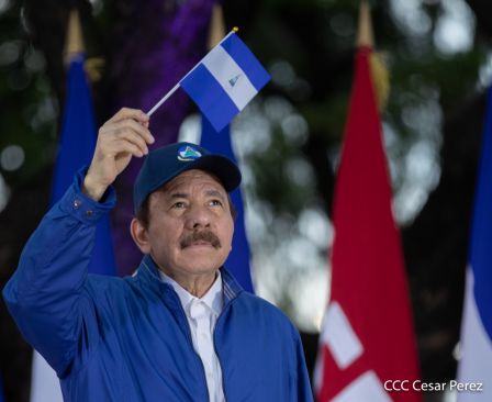Así fue recibida en Nicaragua la Antorcha Centroamericana de la Libertad y la Paz