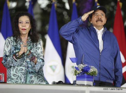 Así fue recibida en Nicaragua la Antorcha Centroamericana de la Libertad y la Paz