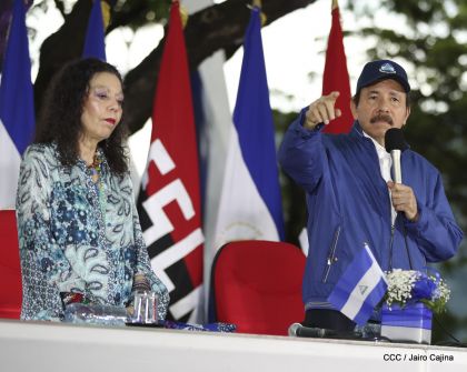 Así fue recibida en Nicaragua la Antorcha Centroamericana de la Libertad y la Paz