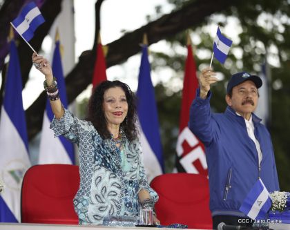Así fue recibida en Nicaragua la Antorcha Centroamericana de la Libertad y la Paz