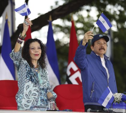 Así fue recibida en Nicaragua la Antorcha Centroamericana de la Libertad y la Paz