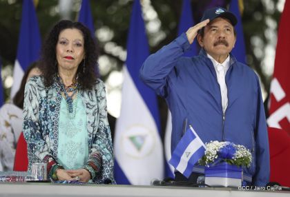 Así fue recibida en Nicaragua la Antorcha Centroamericana de la Libertad y la Paz