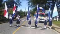 Desfiles escolares en homenaje a la Batalla de San Jacinto y al 199 aniversario de la Independencia de Centroamérica