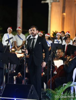 Concierto de música navideña en la Plaza de la Revolución