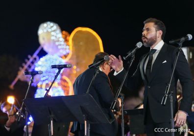 Concierto de música navideña en la Plaza de la Revolución