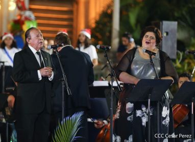 Concierto de música navideña en la Plaza de la Revolución