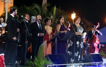 Concierto de música navideña en la Plaza de la Revolución