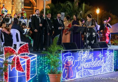 Concierto de música navideña en la Plaza de la Revolución