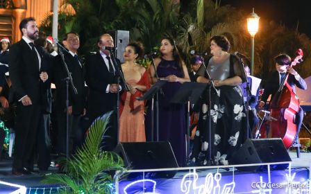 Concierto de música navideña en la Plaza de la Revolución
