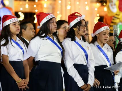 Concierto de música navideña en la Plaza de la Revolución