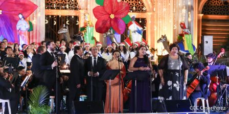 Concierto de música navideña en la Plaza de la Revolución