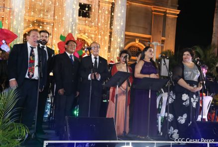 Concierto de música navideña en la Plaza de la Revolución