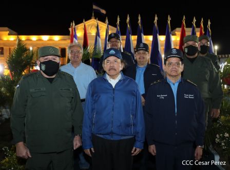 Acto de conmemoración del 87 aniversario del paso a la inmortalidad del General Augusto C. Sandino