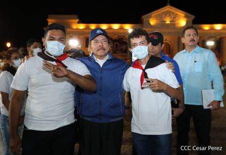 Acto de conmemoración del 87 aniversario del paso a la inmortalidad del General Augusto C. Sandino