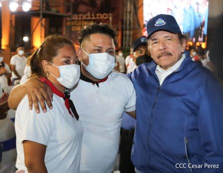 Acto de conmemoración del 87 aniversario del paso a la inmortalidad del General Augusto C. Sandino