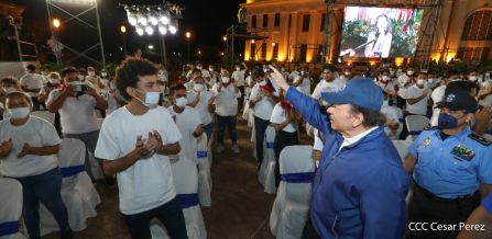 Acto de conmemoración del 87 aniversario del paso a la inmortalidad del General Augusto C. Sandino