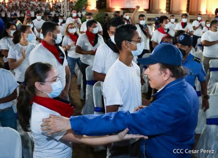 Acto de conmemoración del 87 aniversario del paso a la inmortalidad del General Augusto C. Sandino