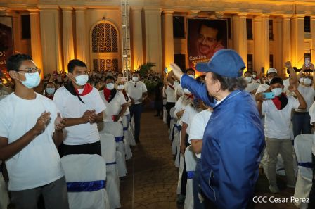 Acto de conmemoración del 87 aniversario del paso a la inmortalidad del General Augusto C. Sandino