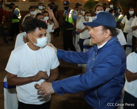 Acto de conmemoración del 87 aniversario del paso a la inmortalidad del General Augusto C. Sandino