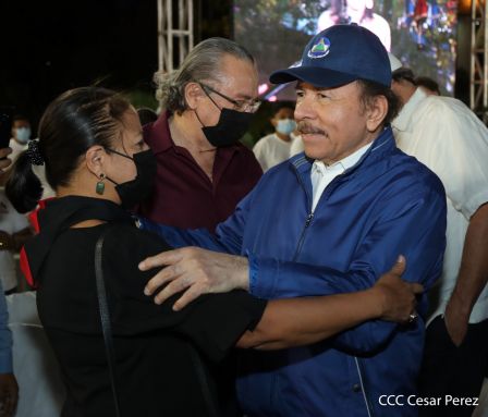 Acto de conmemoración del 87 aniversario del paso a la inmortalidad del General Augusto C. Sandino