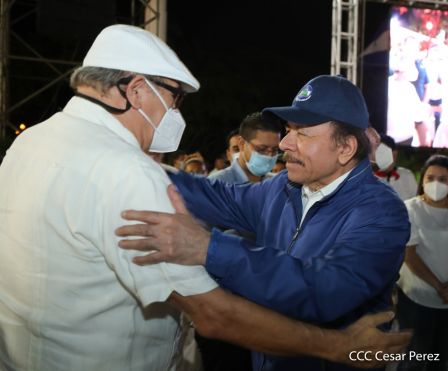 Acto de conmemoración del 87 aniversario del paso a la inmortalidad del General Augusto C. Sandino