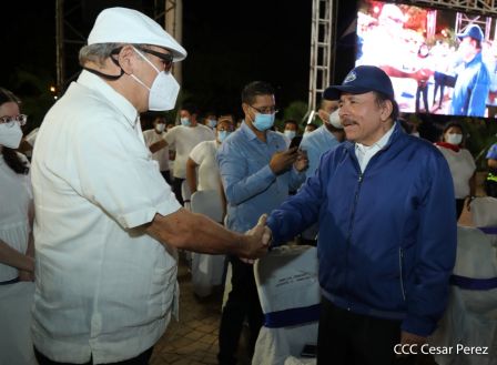 Acto de conmemoración del 87 aniversario del paso a la inmortalidad del General Augusto C. Sandino