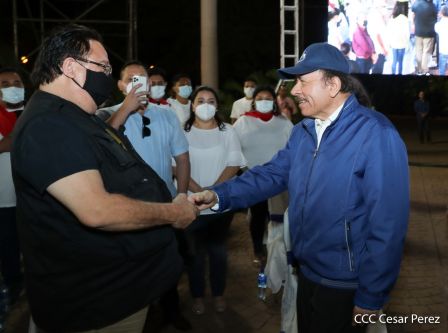 Acto de conmemoración del 87 aniversario del paso a la inmortalidad del General Augusto C. Sandino