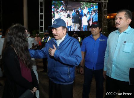 Acto de conmemoración del 87 aniversario del paso a la inmortalidad del General Augusto C. Sandino