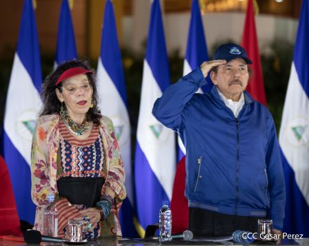 Acto de conmemoración del 87 aniversario del paso a la inmortalidad del General Augusto C. Sandino