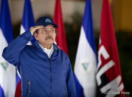 Acto de conmemoración del 87 aniversario del paso a la inmortalidad del General Augusto C. Sandino