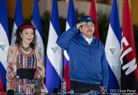 Acto de conmemoración del 87 aniversario del paso a la inmortalidad del General Augusto C. Sandino