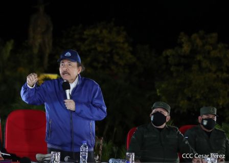 Acto de conmemoración del 87 aniversario del paso a la inmortalidad del General Augusto C. Sandino