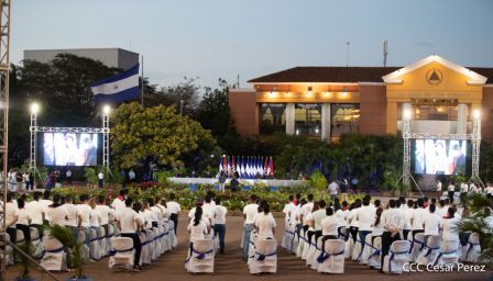 Acto de conmemoración del 87 aniversario del paso a la inmortalidad del General Augusto C. Sandino