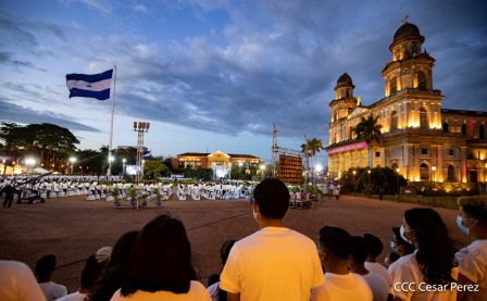 Acto de conmemoración del 87 aniversario del paso a la inmortalidad del General Augusto C. Sandino